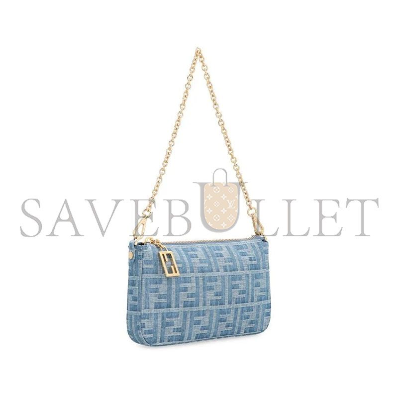 F**di baguette clutch 8bs073as3ff1plm (20*12*3cm)